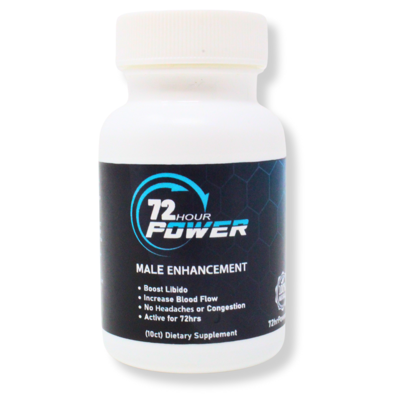 72 Hour Power – Male Enhancement Supplement (10 Capsules - 1 Bottle)