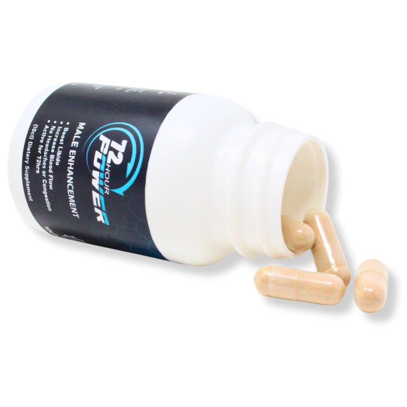72 Hour Power – Male Enhancement Supplement (10 Capsules - 1 Bottle)